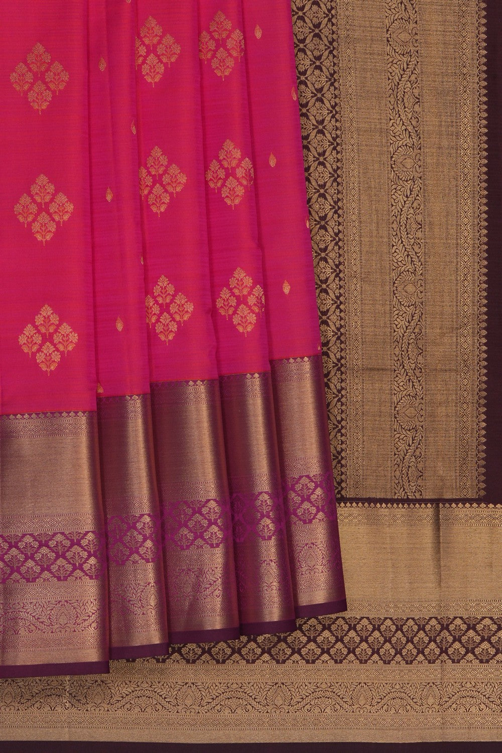 Image of Pink South Silk Saree