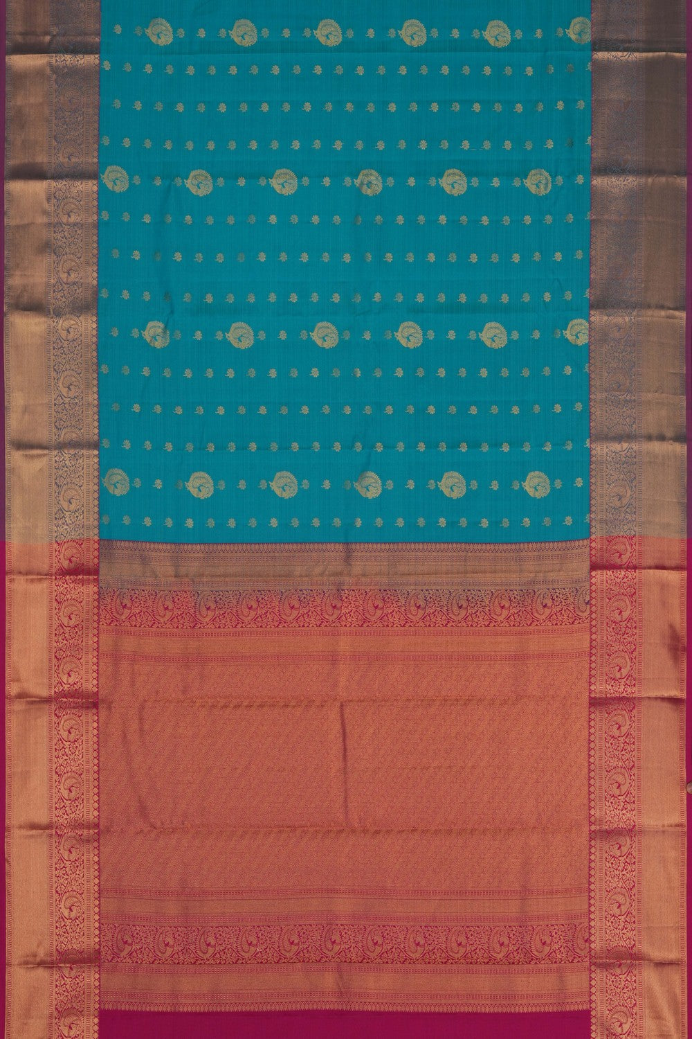 Image of Blue South Silk Saree