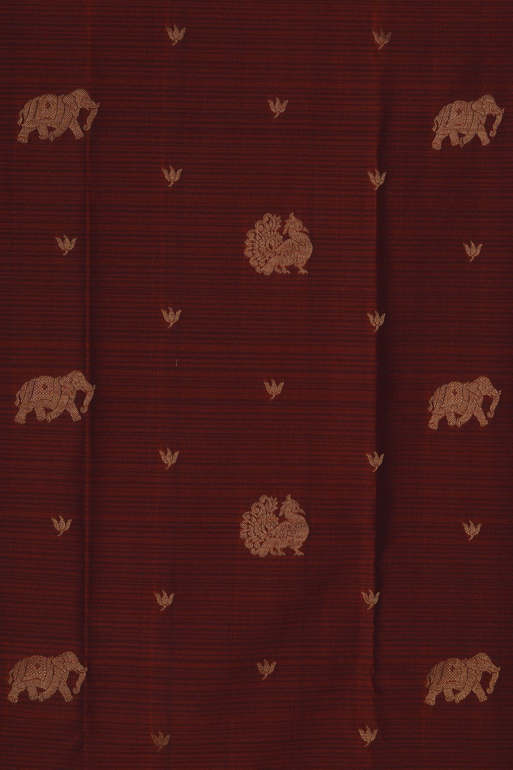 Image of Brown South Silk Saree