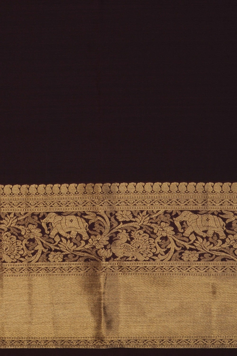 Image of Brown South Silk Saree