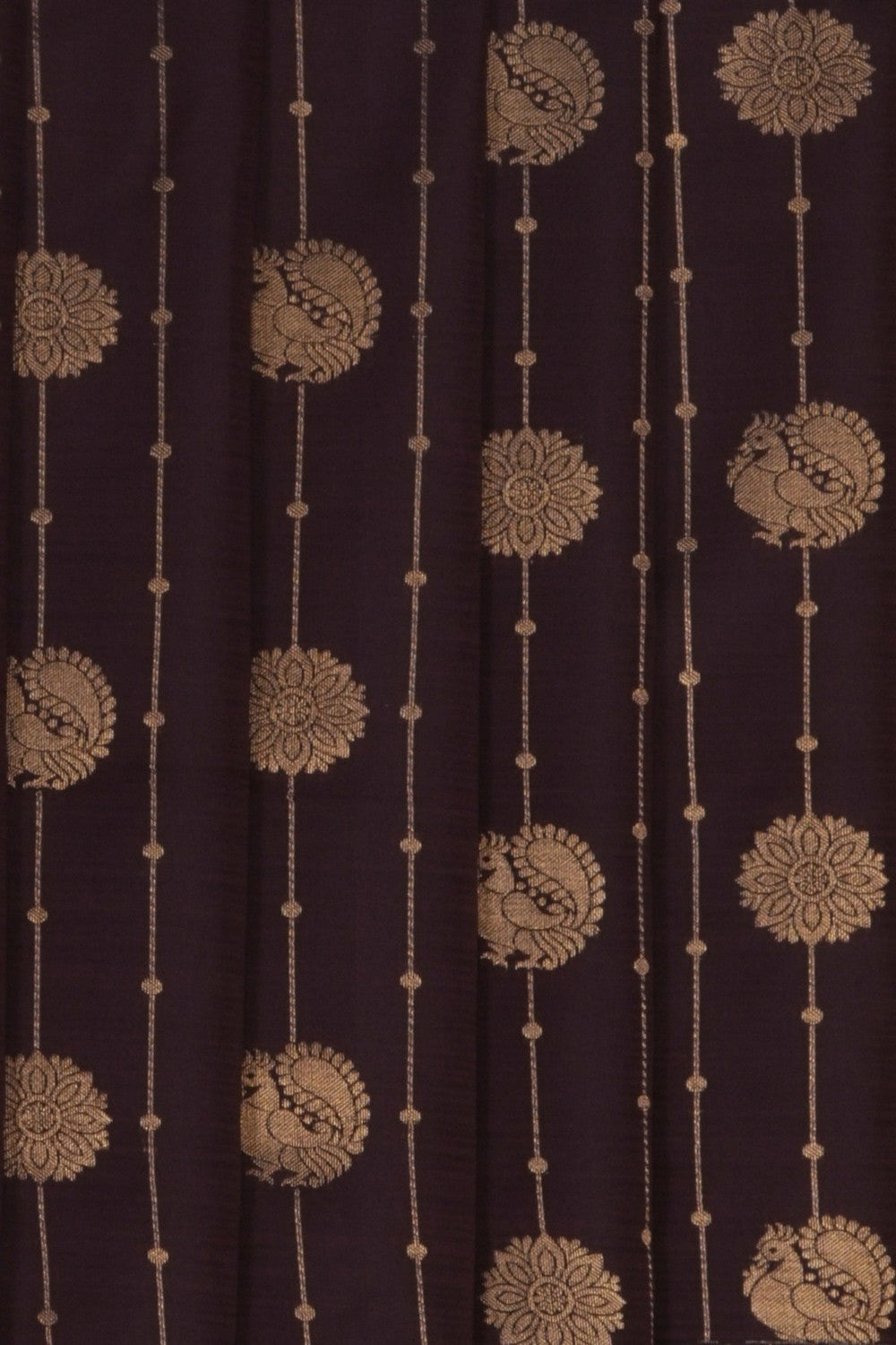 Image of Brown South Silk Saree