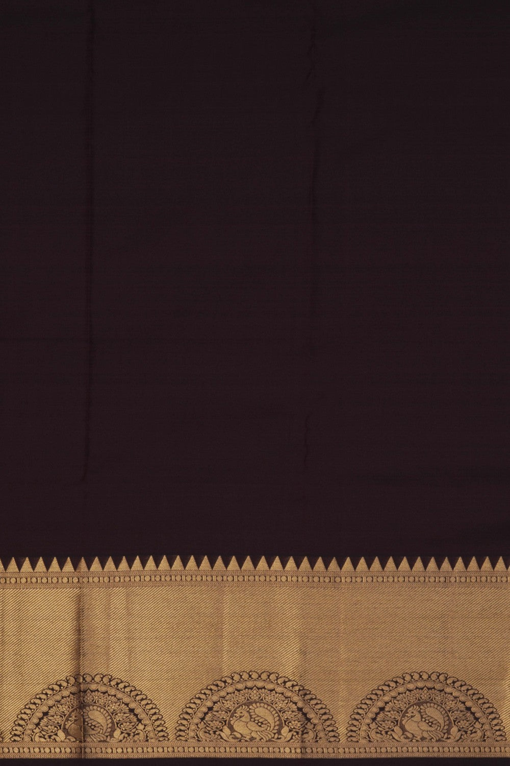 Image of Brown South Silk Saree