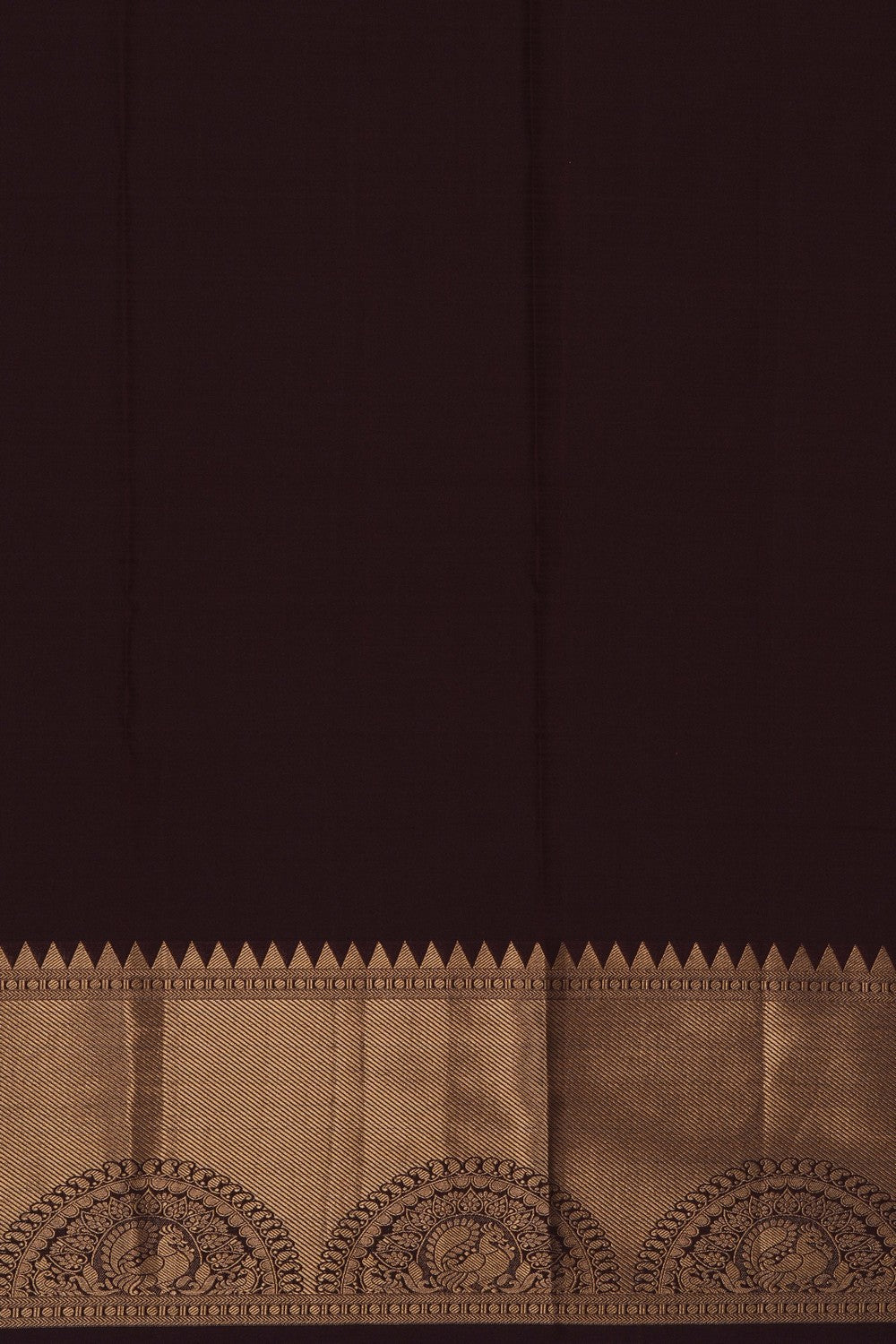 Image of Orange South Silk Saree