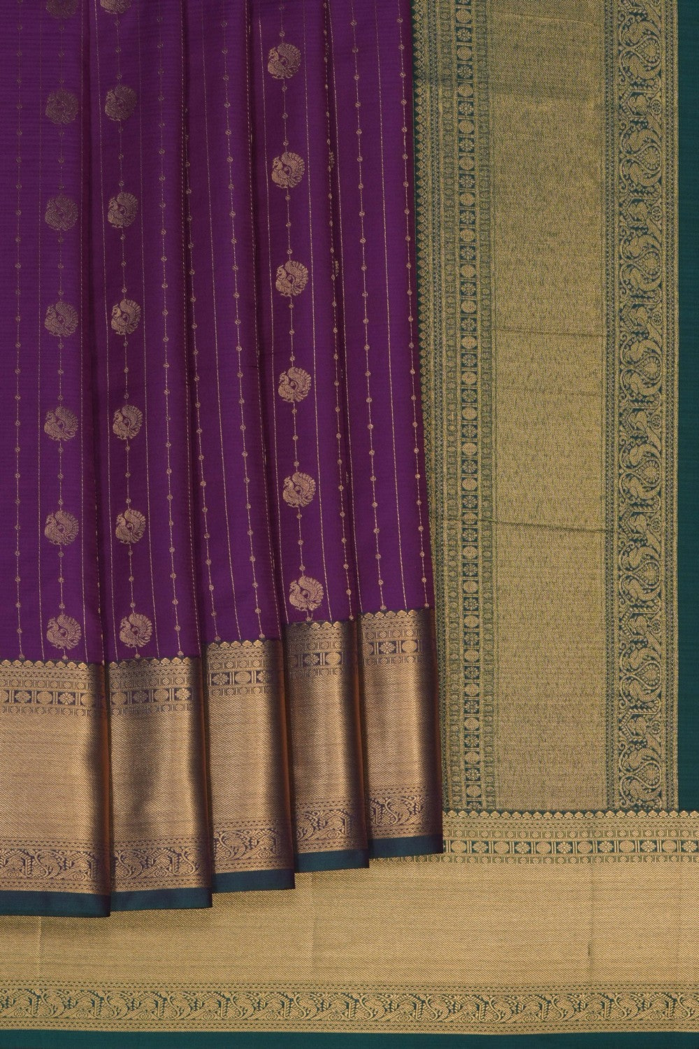 Image of Purple South Silk Saree