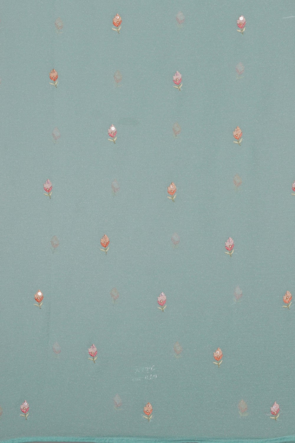 Image of A Soft Tissue Embroidered Saree