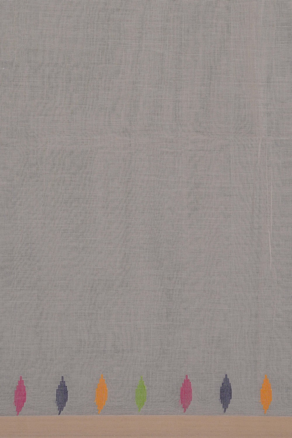 Image of The Dhakai Jamdani Craft Off-White Saree