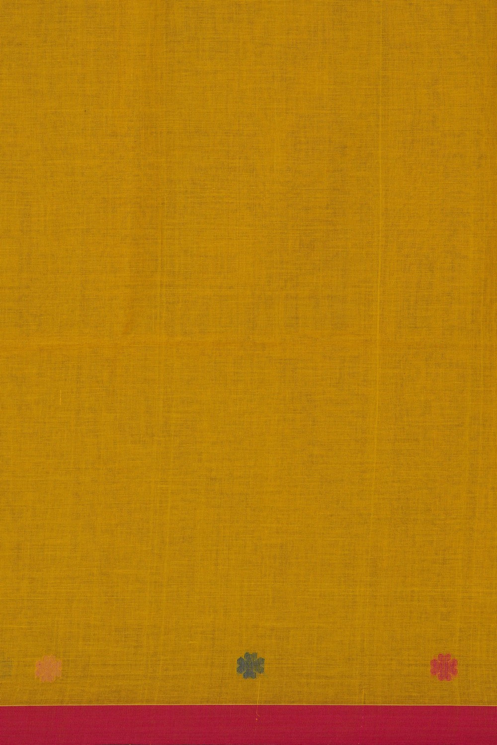 Image of The Dhakai Jamdani Craft Yellow Saree