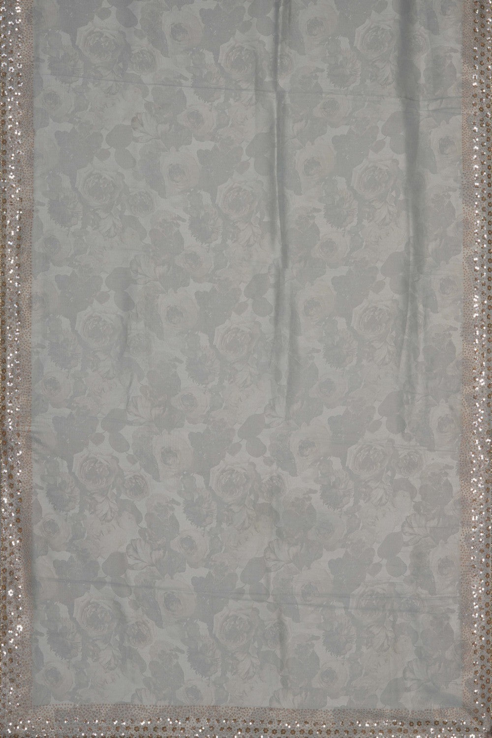 Image of A Modern Print Saree With Embroidery Border