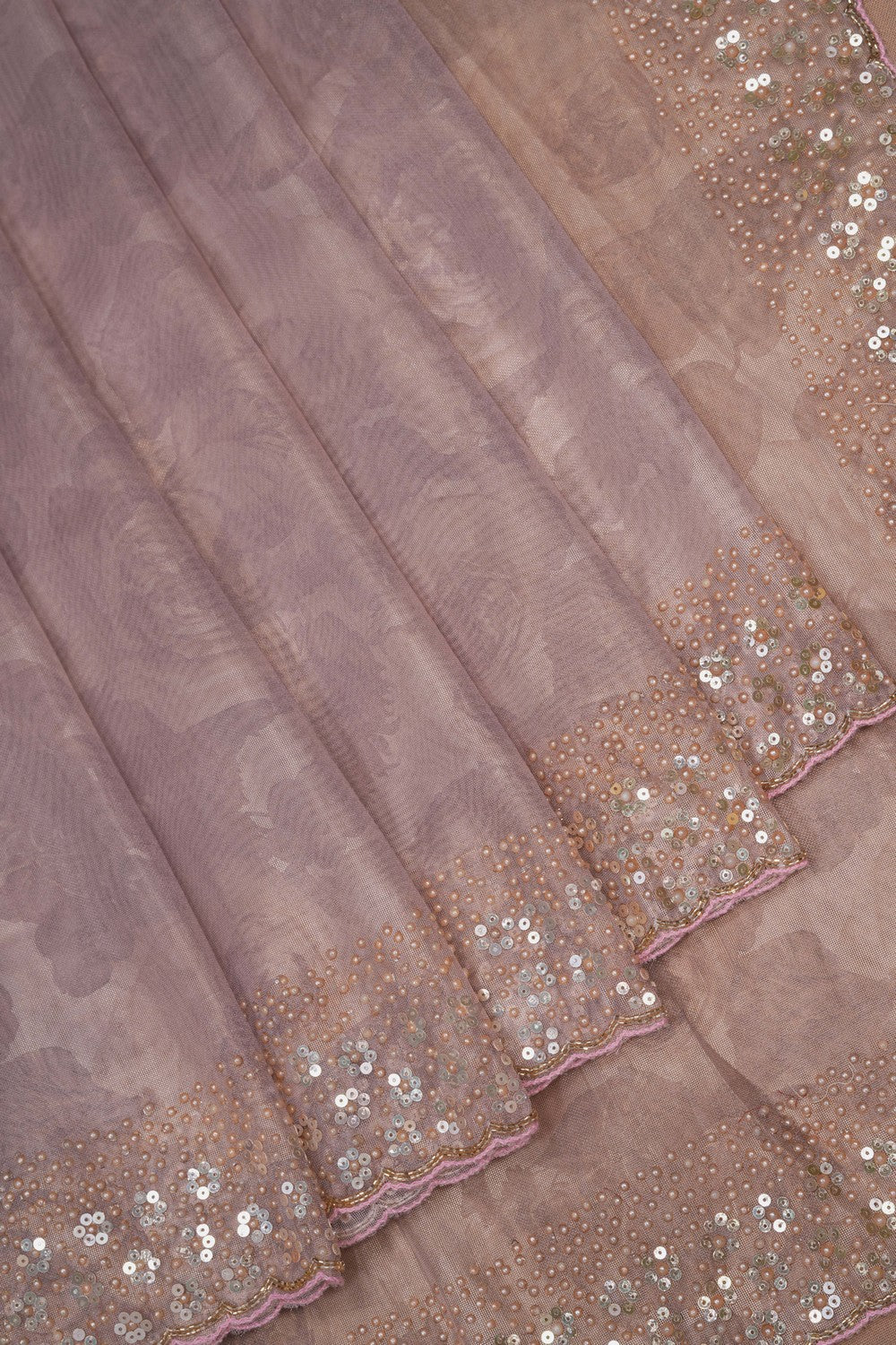 Image of A Modern Print Saree With Embroidery Border