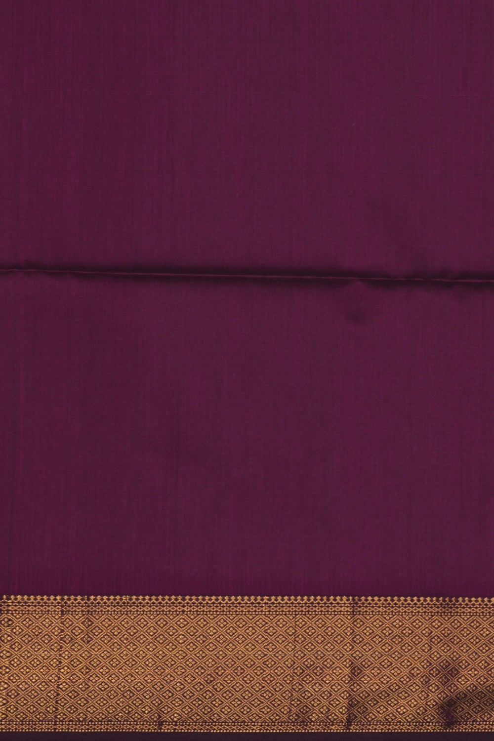 Image of Purple Maheshwari Silk Cotton Saree