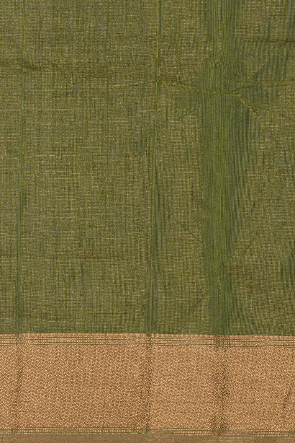 Image of Spring Green Maheshwari Tissue Silk Saree