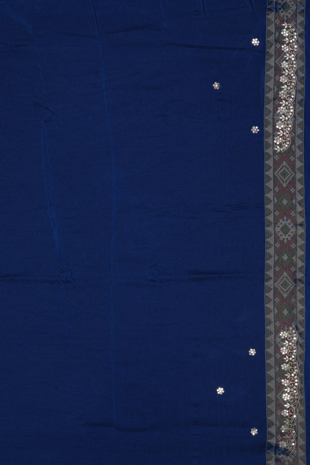 Image of Patola Kalamkari Fusion Saree