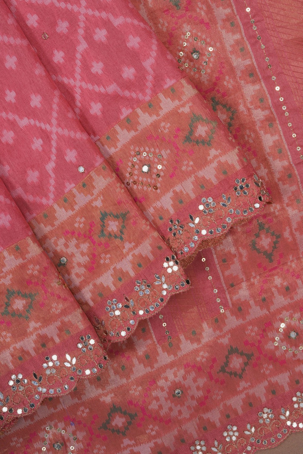 Image of Rajkot Patola Pink Saree