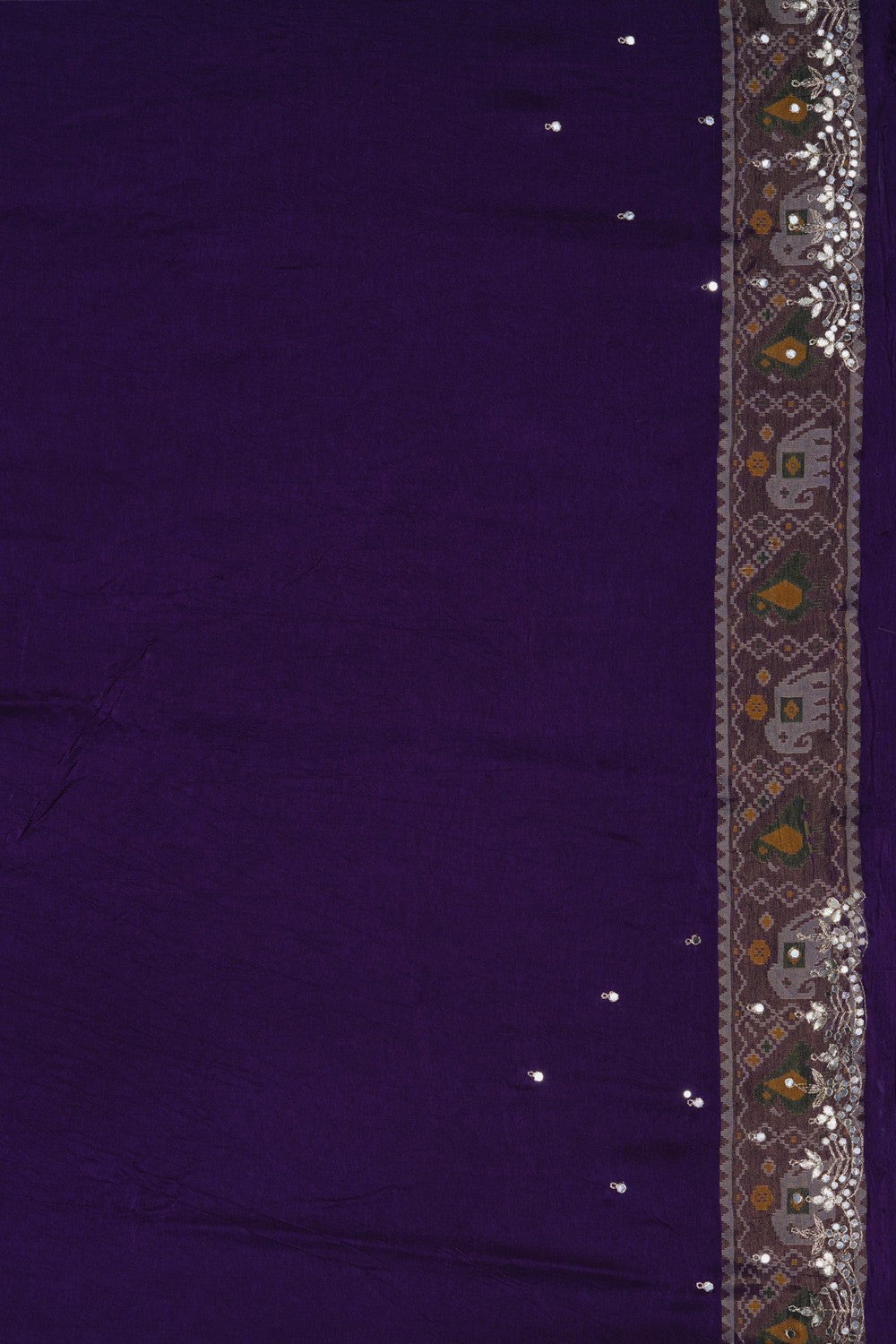 Image of Rajkot Patola Purple Saree