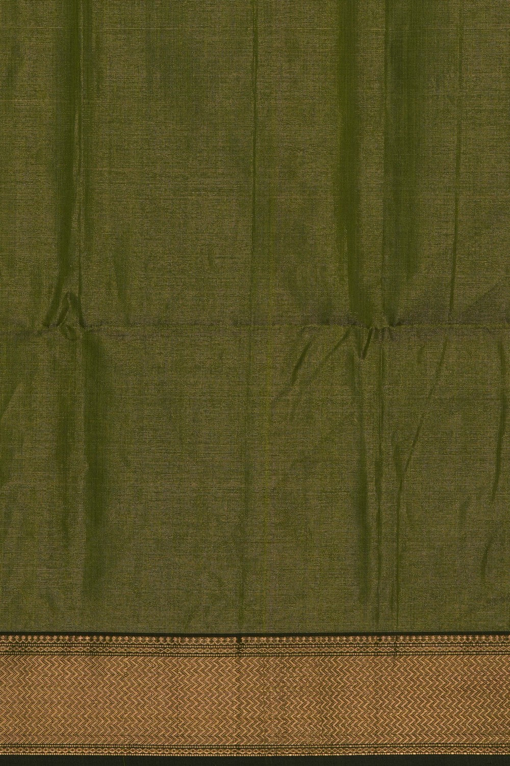 Image of Green Maheshwari Tissue Silk Saree