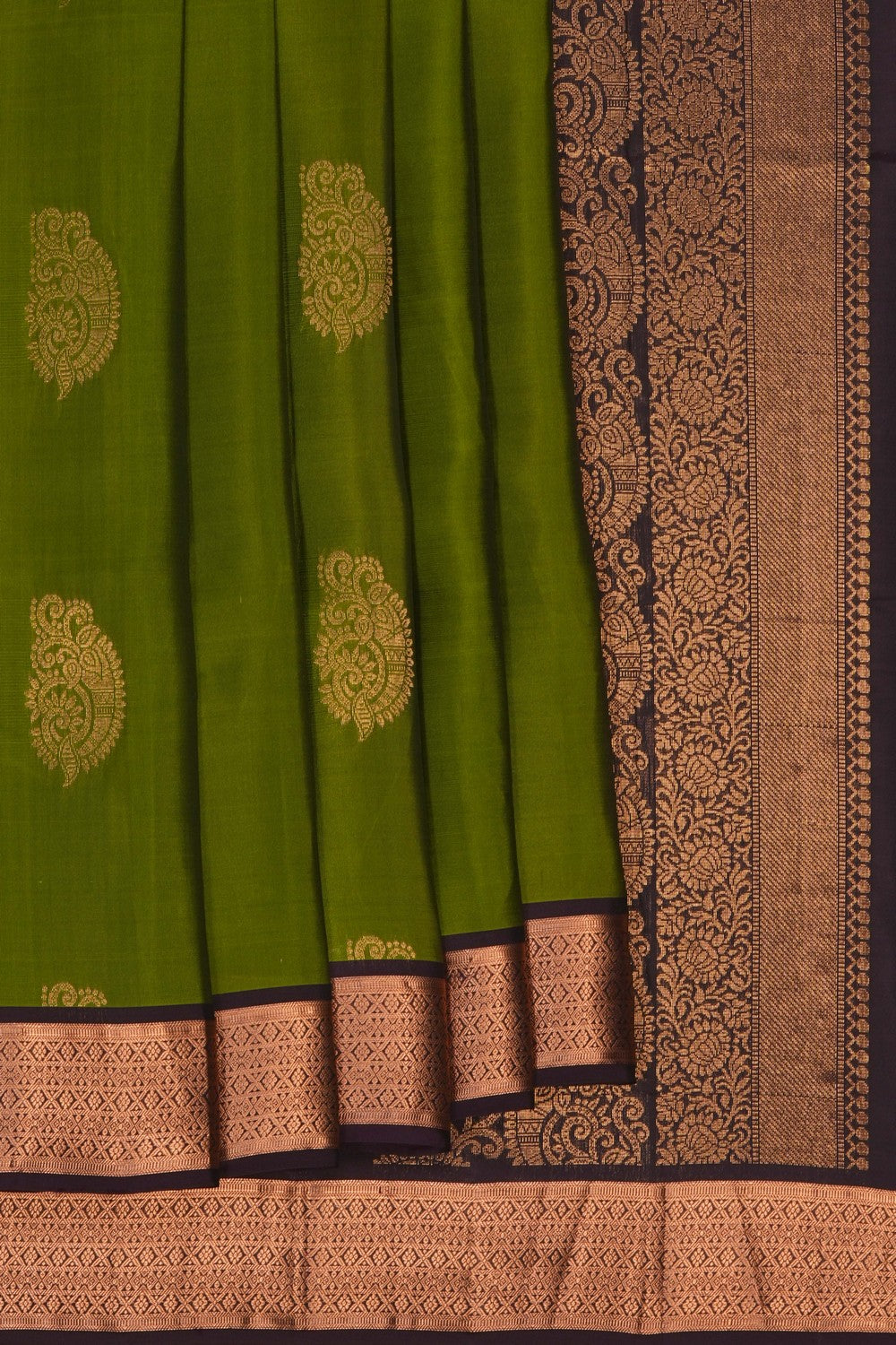 Image of Green South Silk Saree