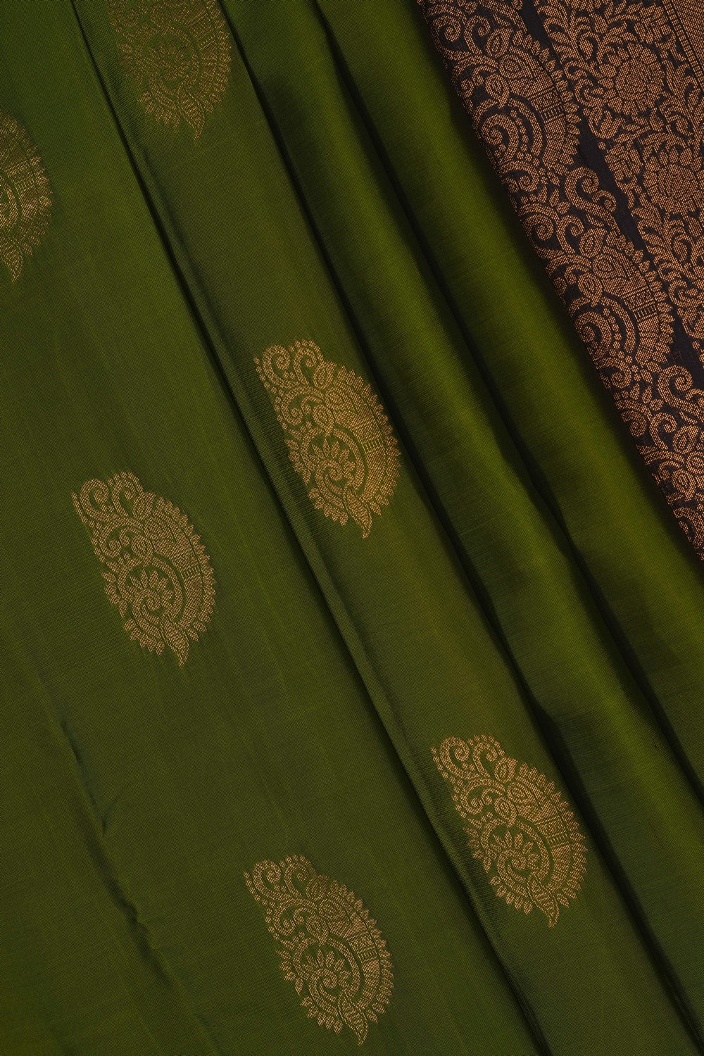 Image of Green South Silk Saree