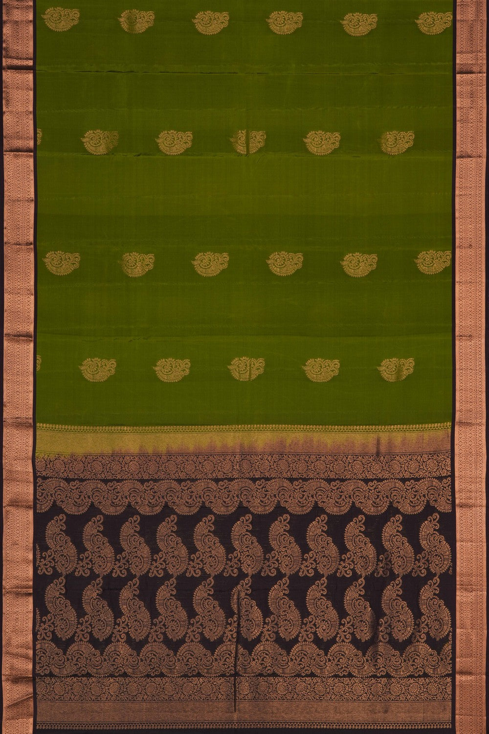 Image of Green South Silk Saree