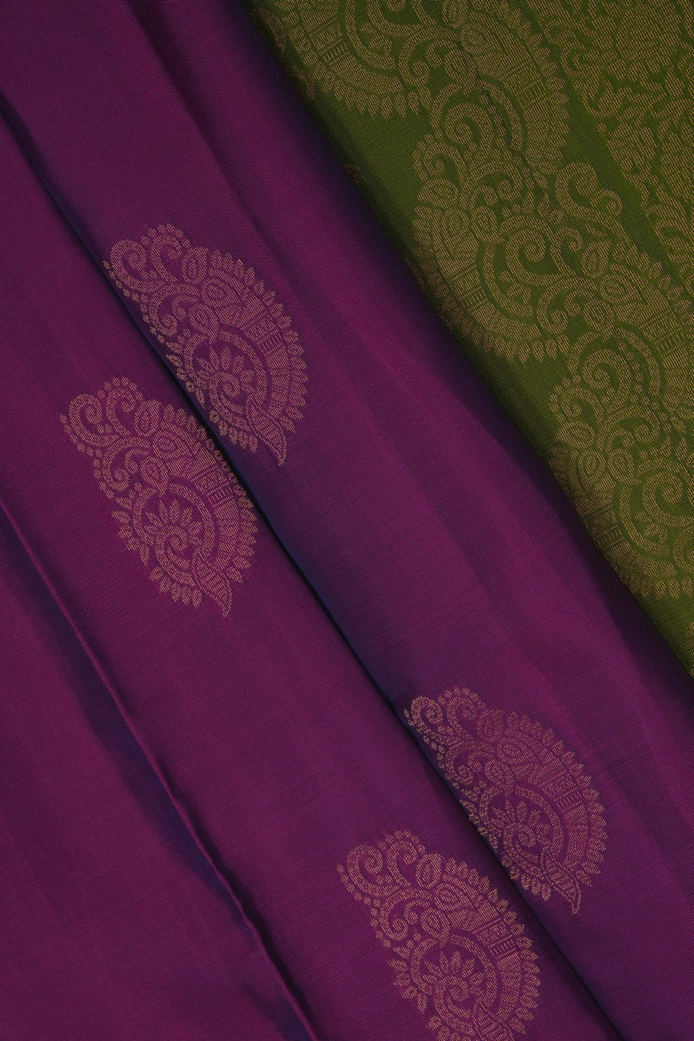 Image of Purple South Silk Saree