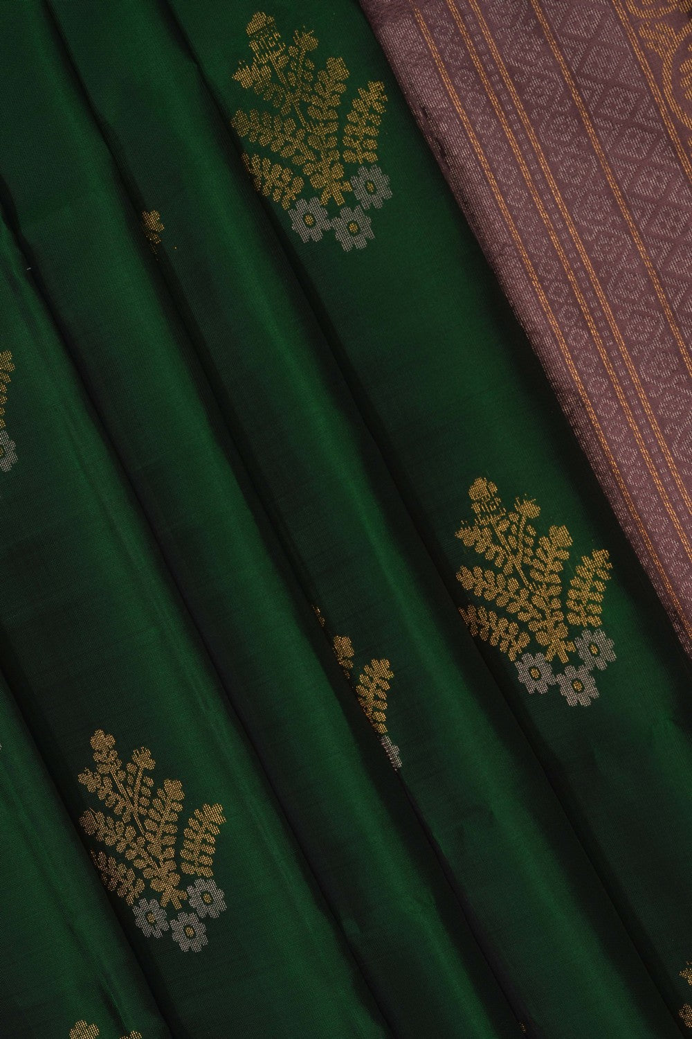 Image of Green South Silk Saree