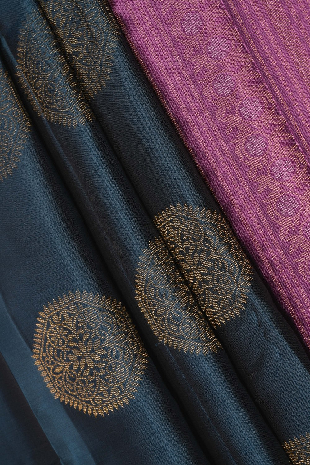 Image of Grey South Silk Saree