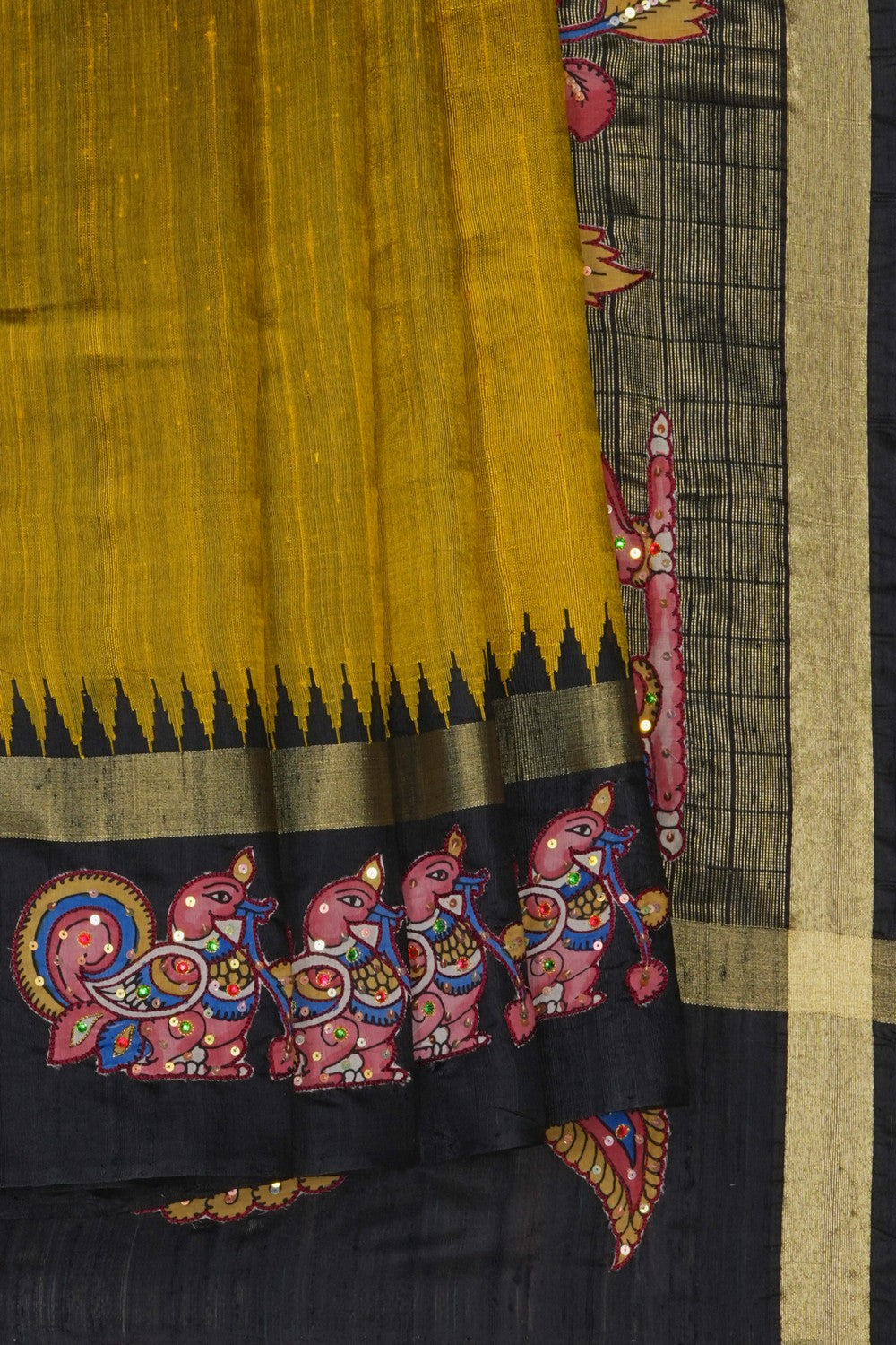 Image of Skillfully Appliquéd Onto The Drape