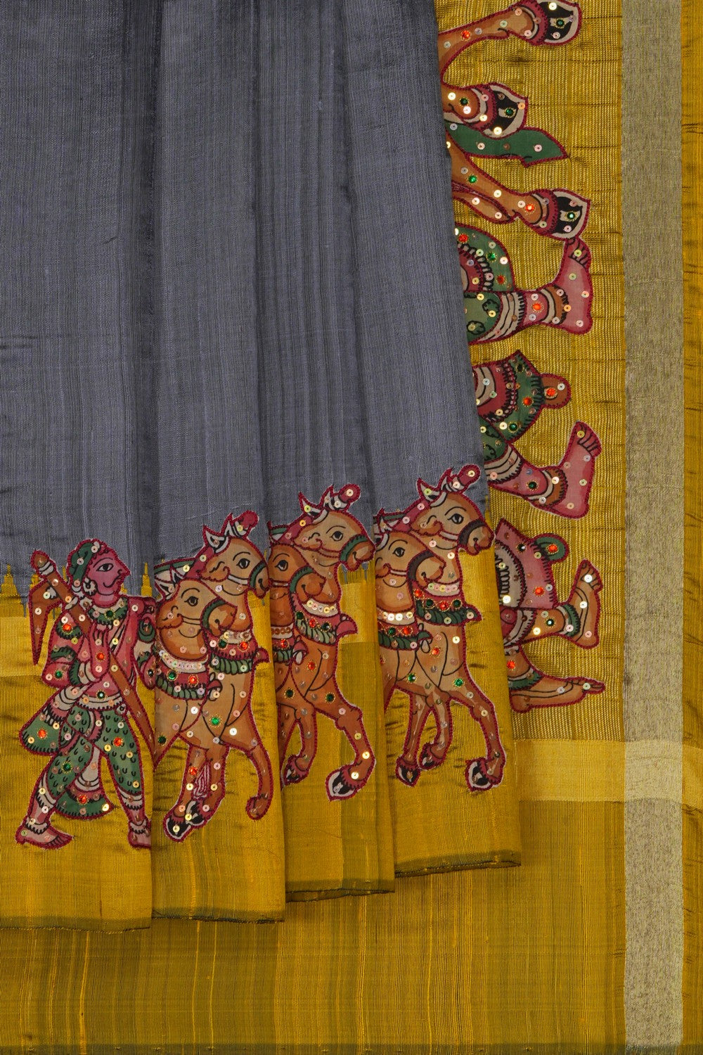 Image of Skillfully Appliquéd Onto The Drape
