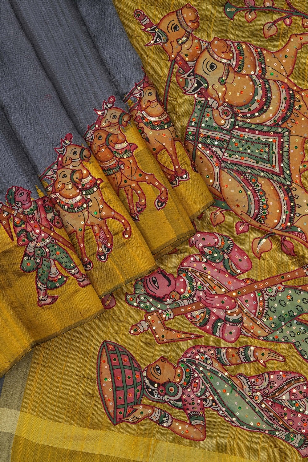 Image of Skillfully Appliquéd Onto The Drape
