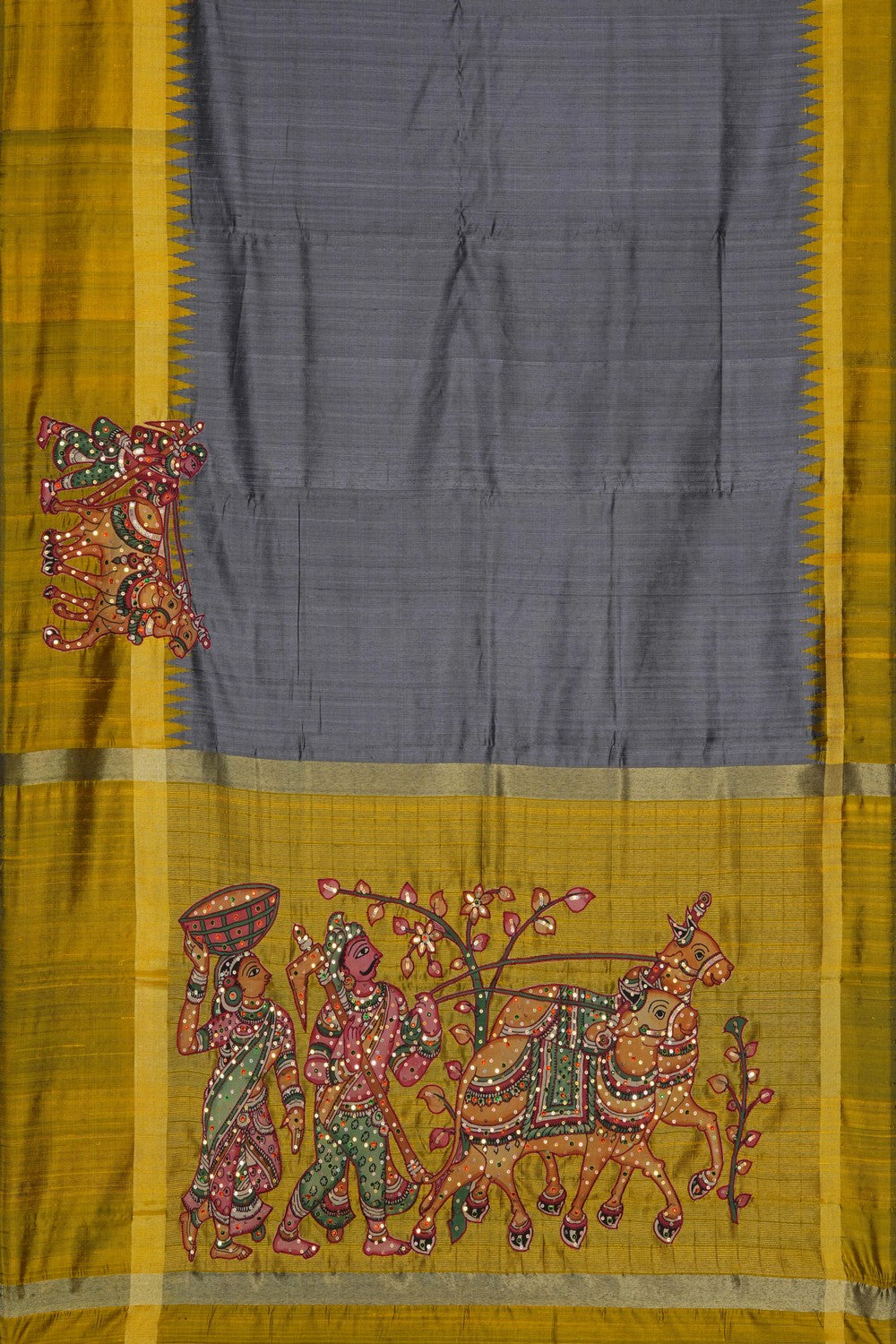 Image of Skillfully Appliquéd Onto The Drape