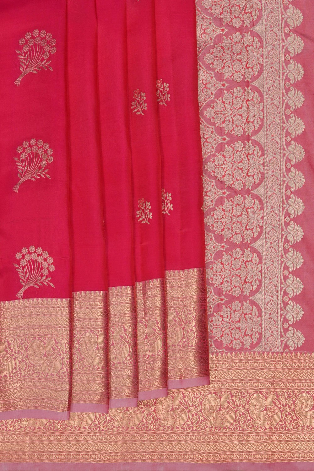 Image of Pink South Silk Saree
