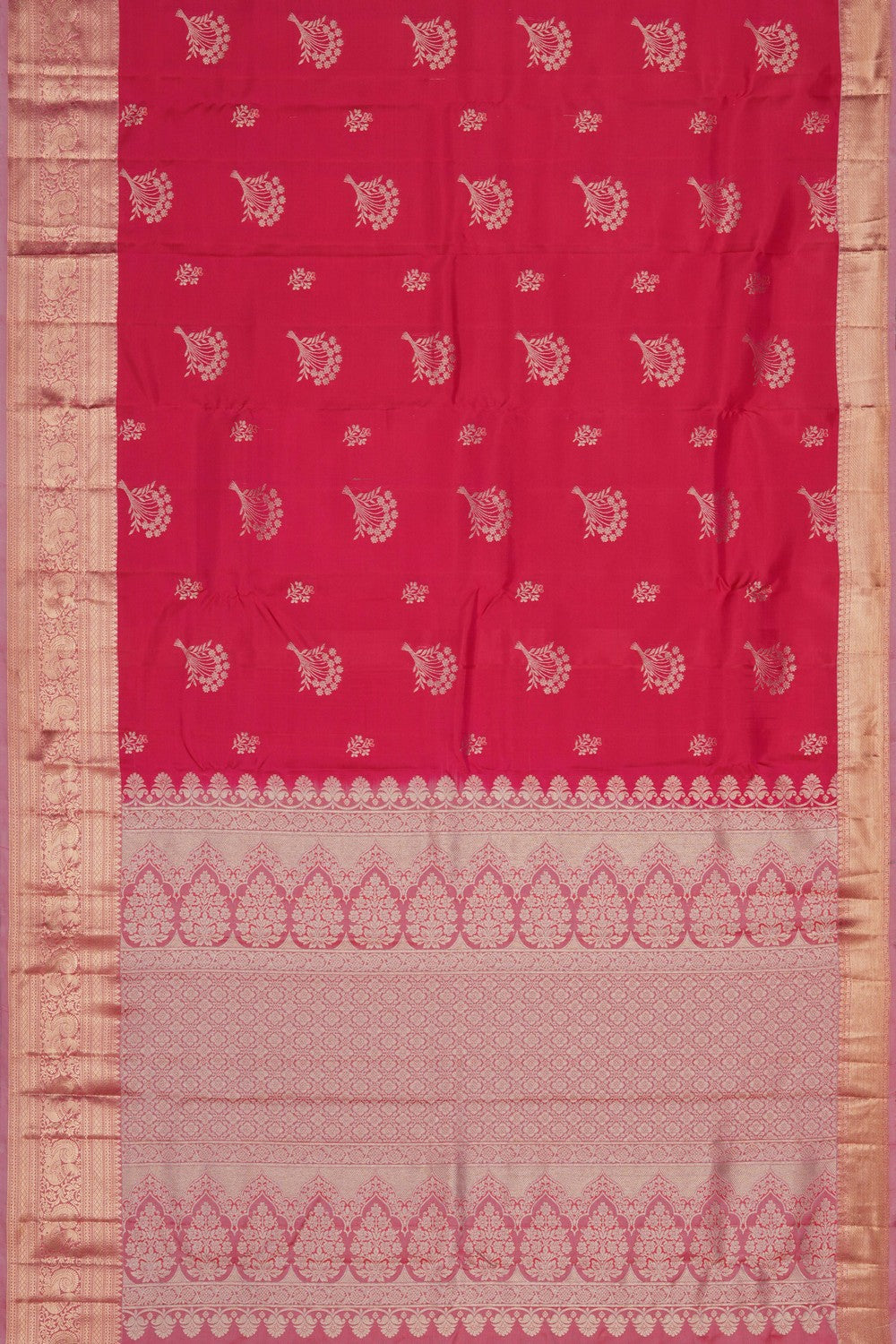 Image of Pink South Silk Saree