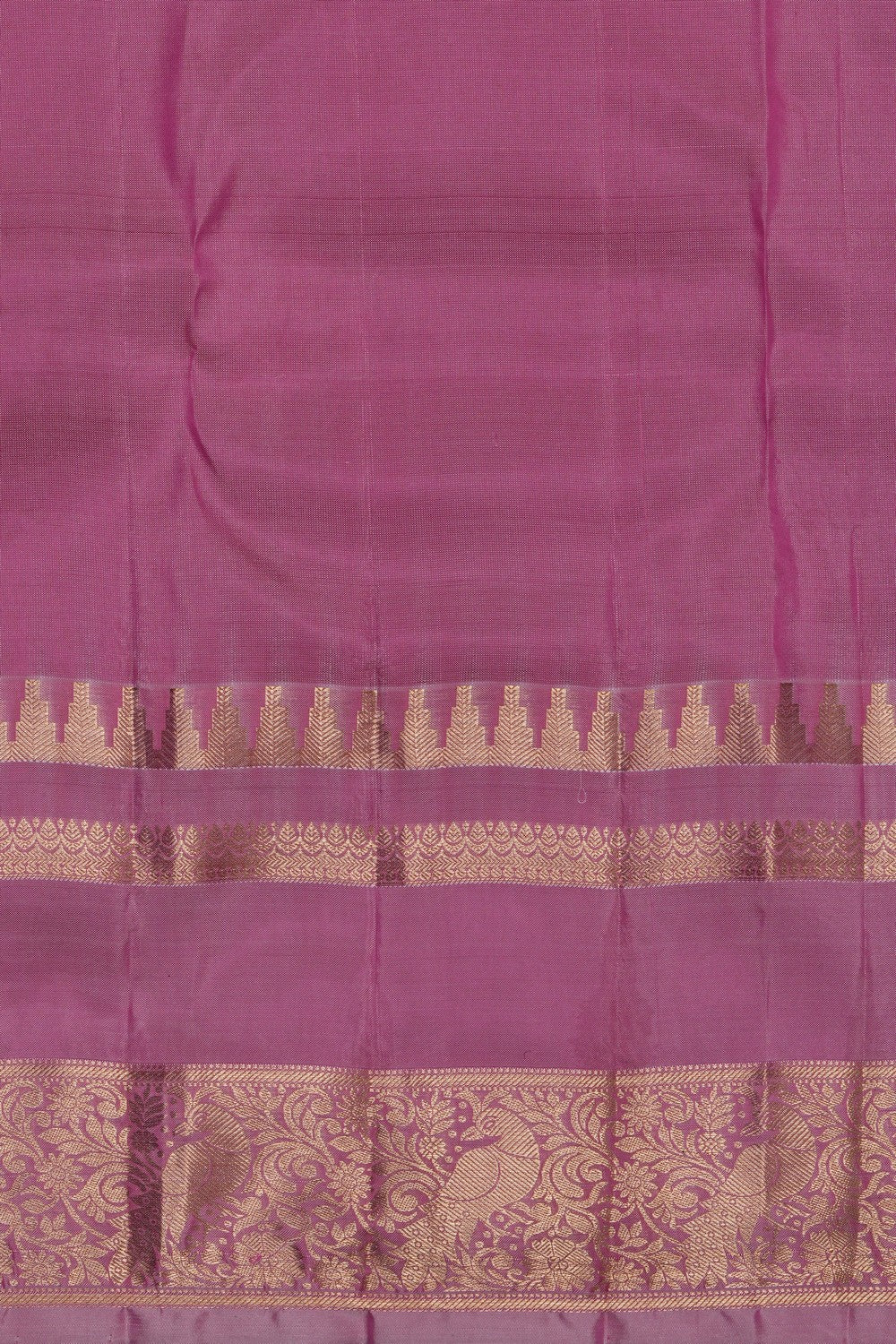 Image of Lotus Pink South Silk Saree