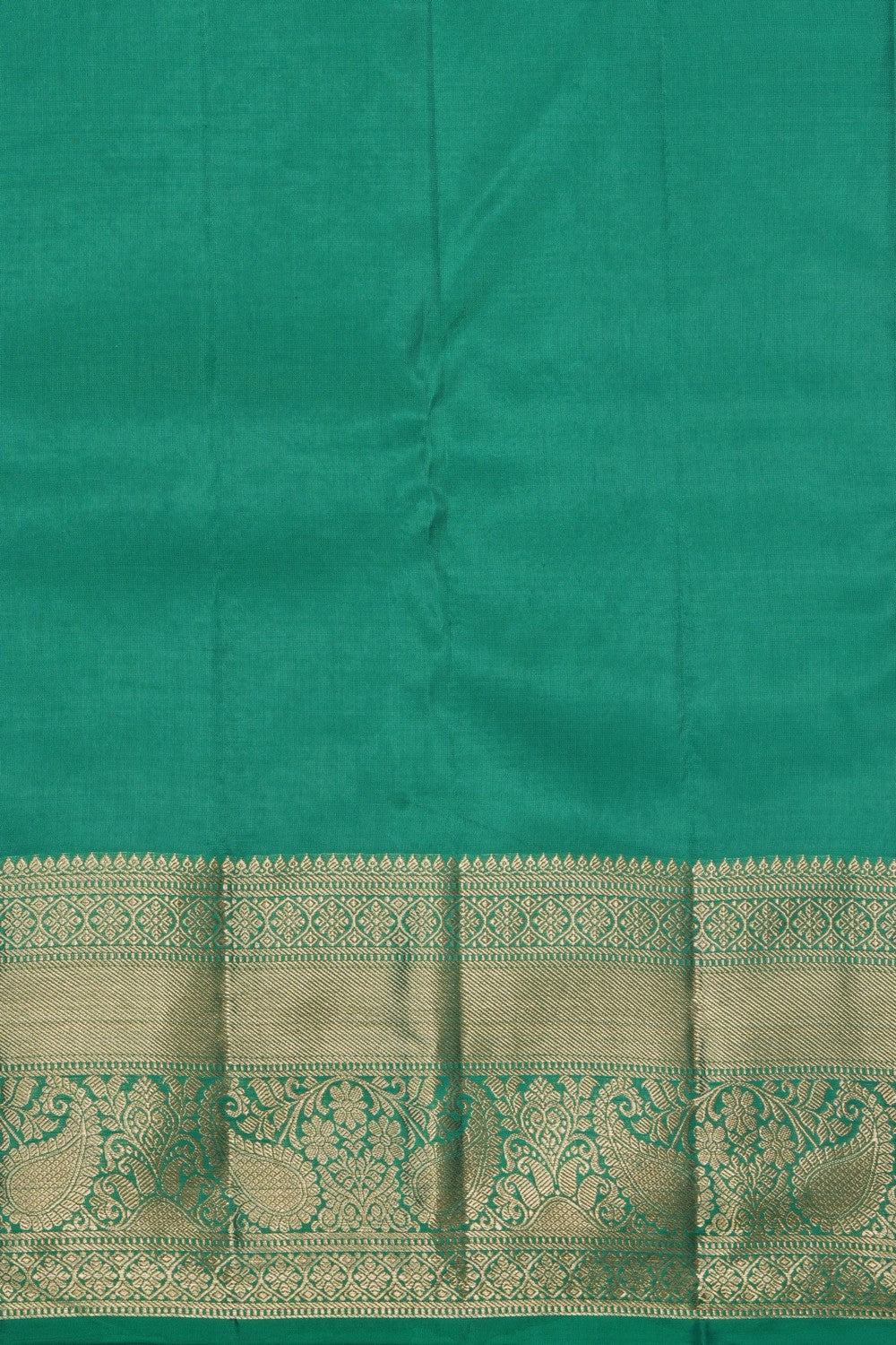 Image of Sea Green South Silk Kattam Saree