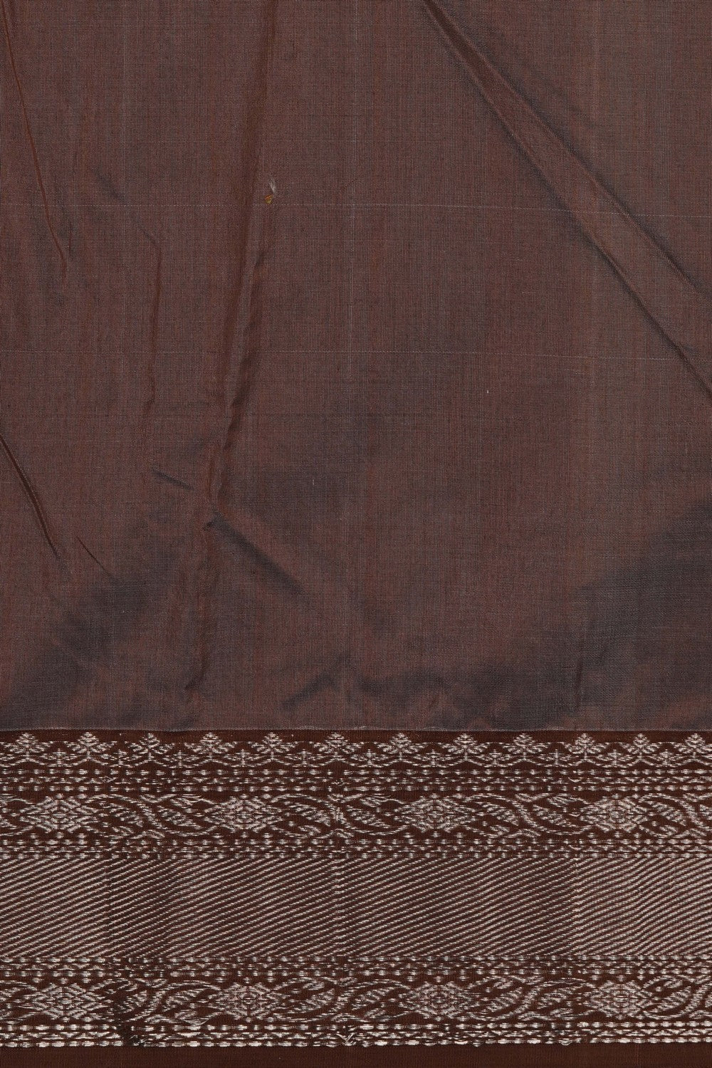 Image of Off-White Chanderi Silk Saree