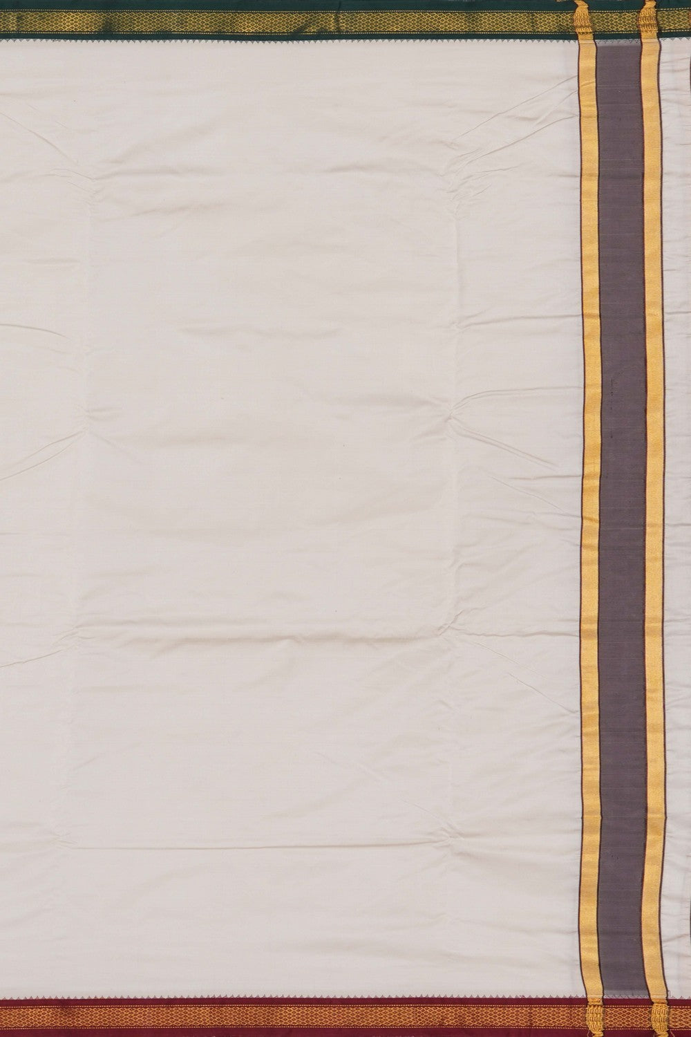 Image of Kanchi Silk Dhoti With Kanduva (8 X 4)