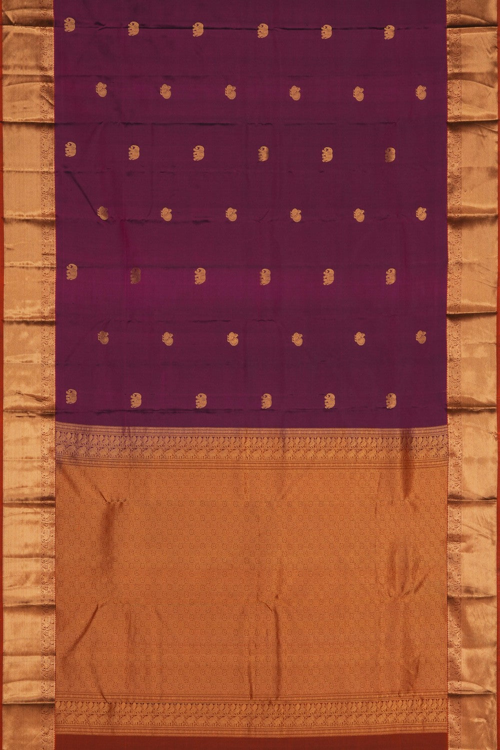 Image of Purple South Silk Saree