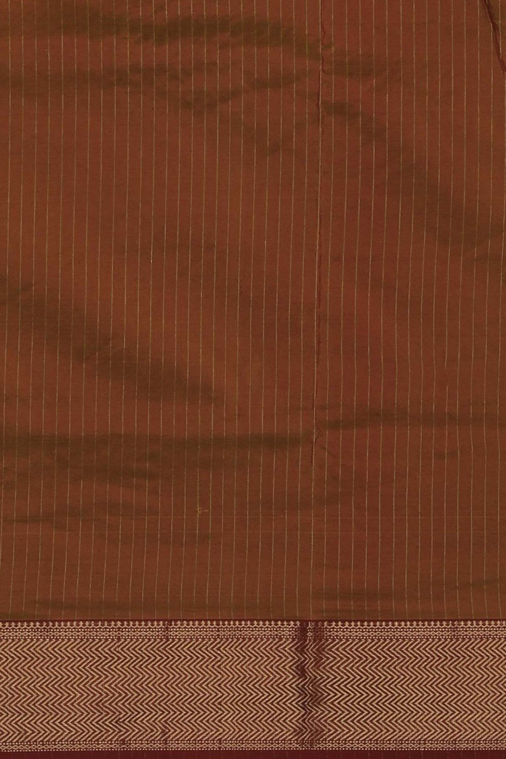 Image of Mustard Maheshwari Silk Saree
