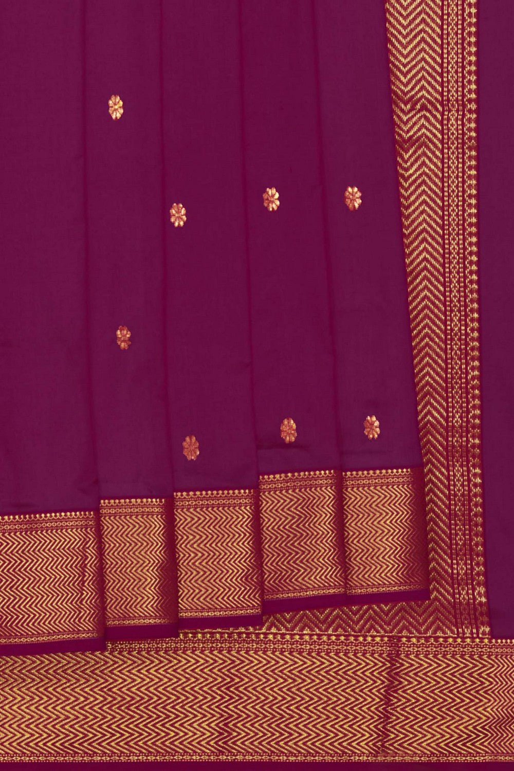 Image of Pink Maheshwari Silk Saree