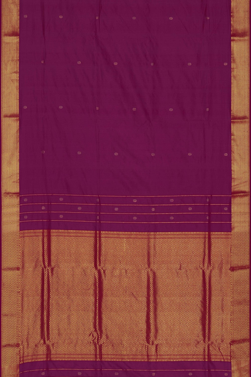 Image of Pink Maheshwari Silk Saree