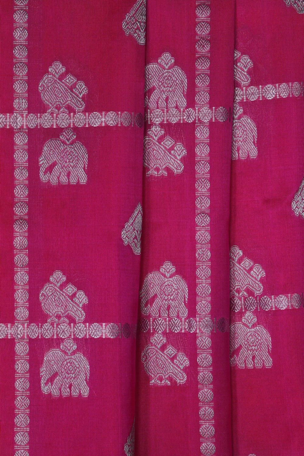 Image of Pink Venkatagiri Silk Saree