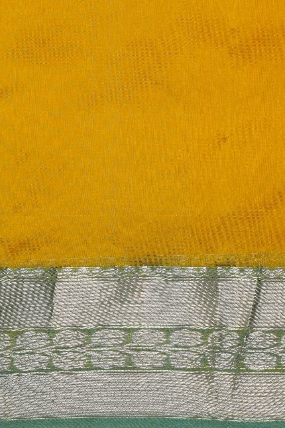 Image of Chanderi Tissue Silk Yellow Saree