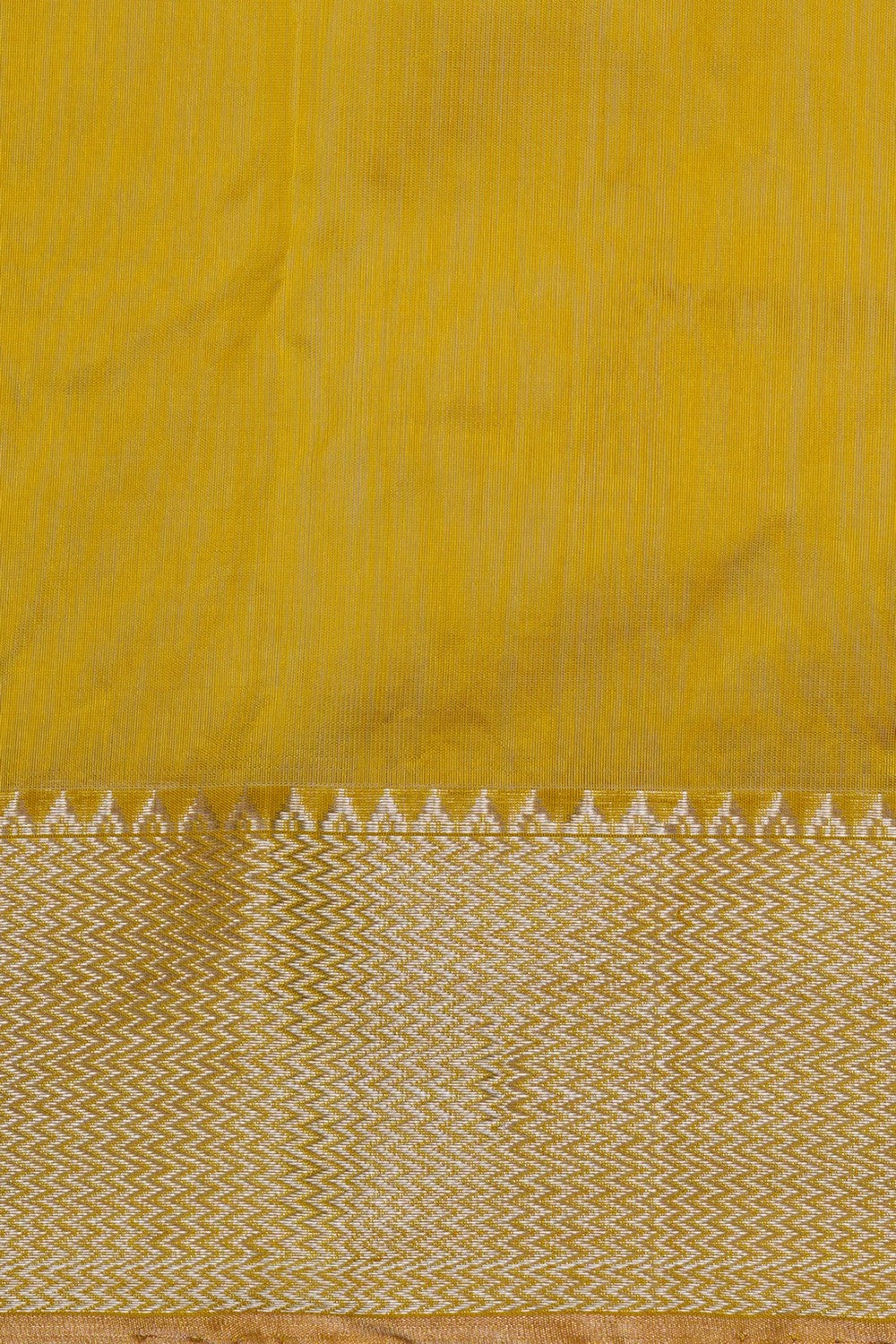 Image of Chanderi Tissue Silk Gold Saree