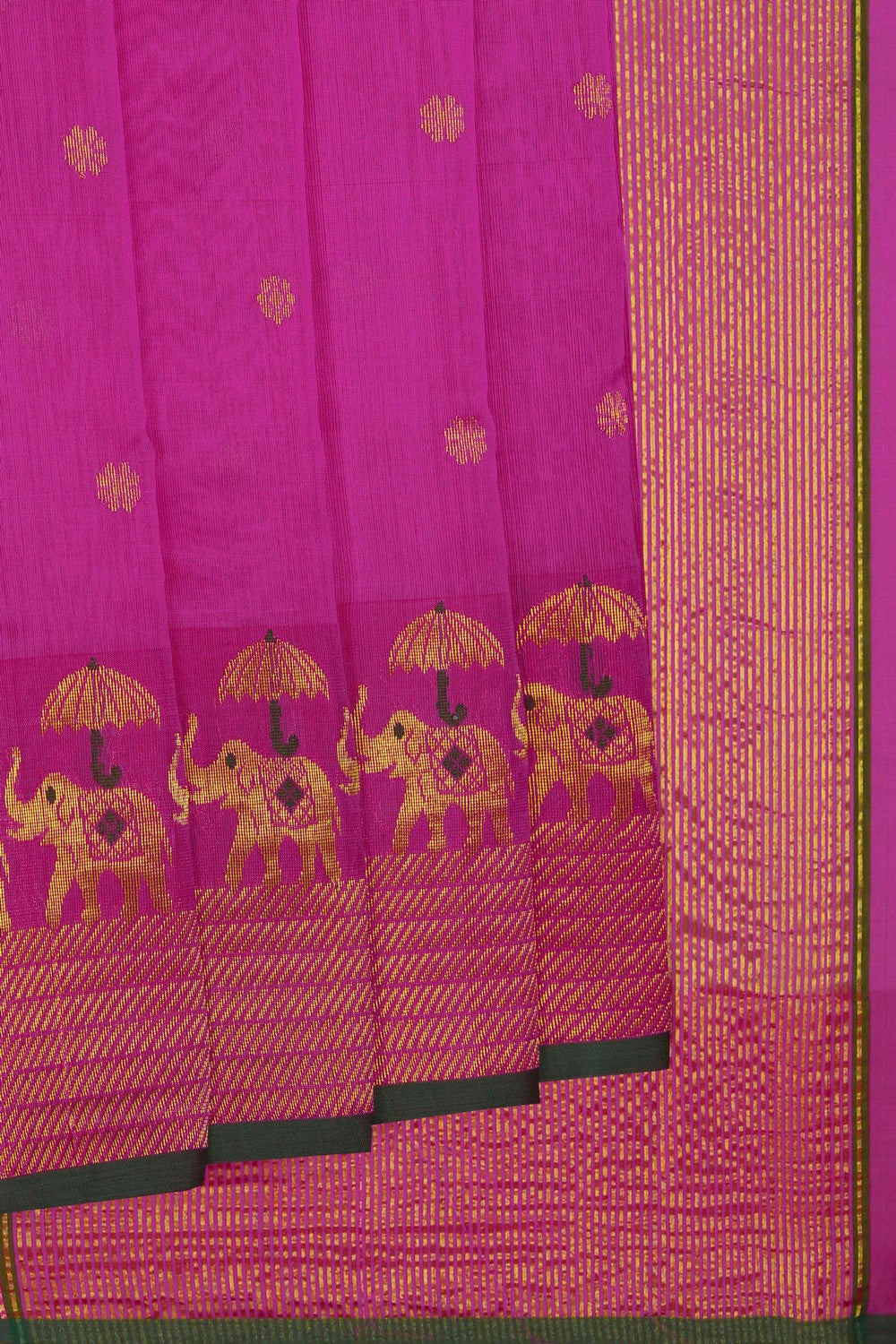 Image of Chanderi Tissue Silk Pink Saree