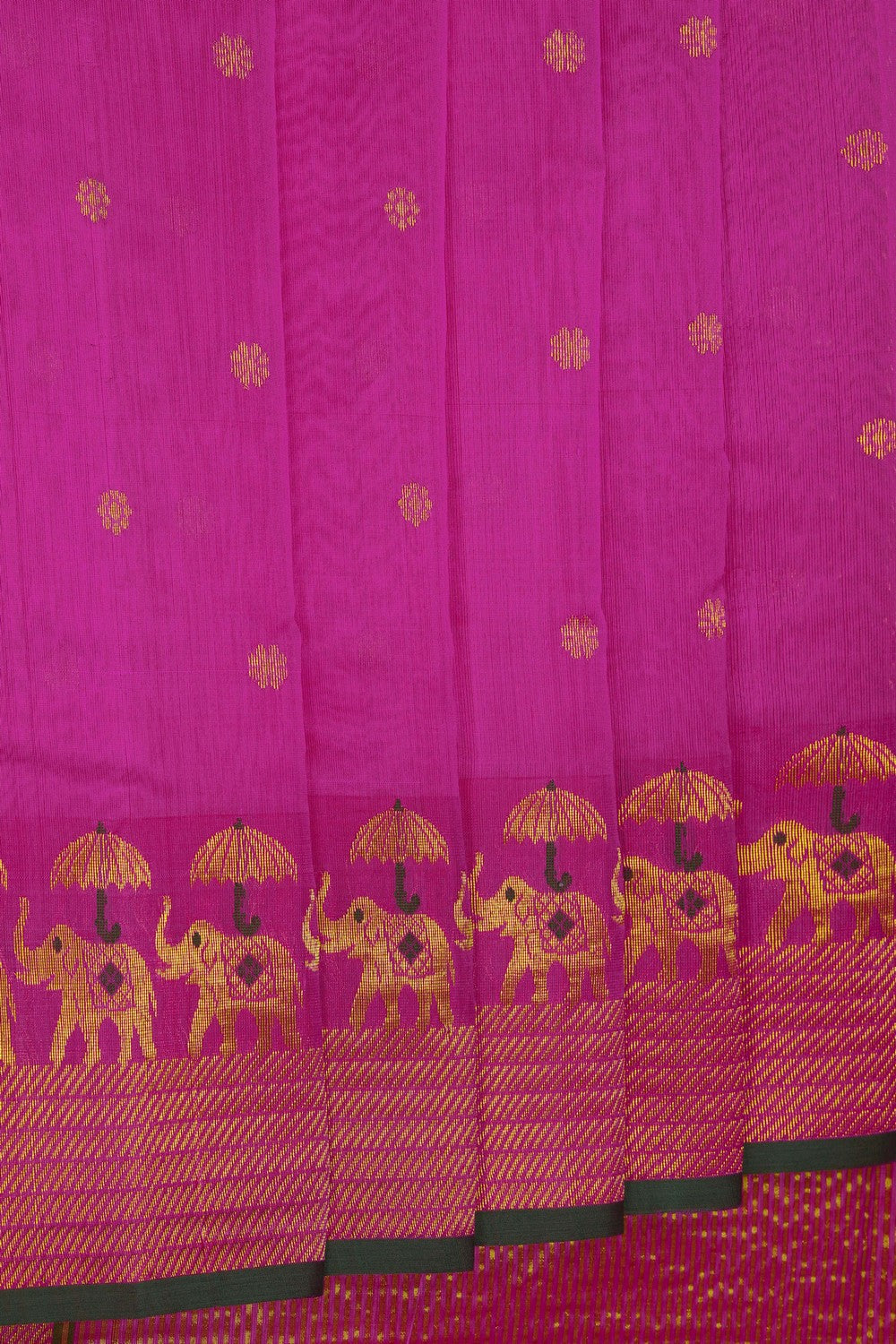 Image of Chanderi Tissue Silk Pink Saree