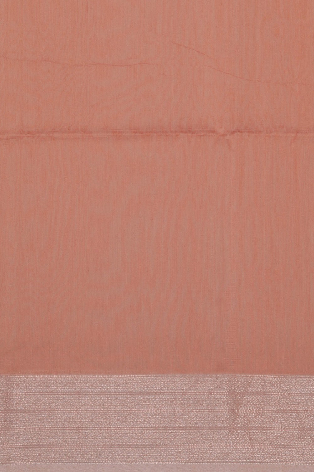 Image of Peach Maheshwari Silk Cotton Saree