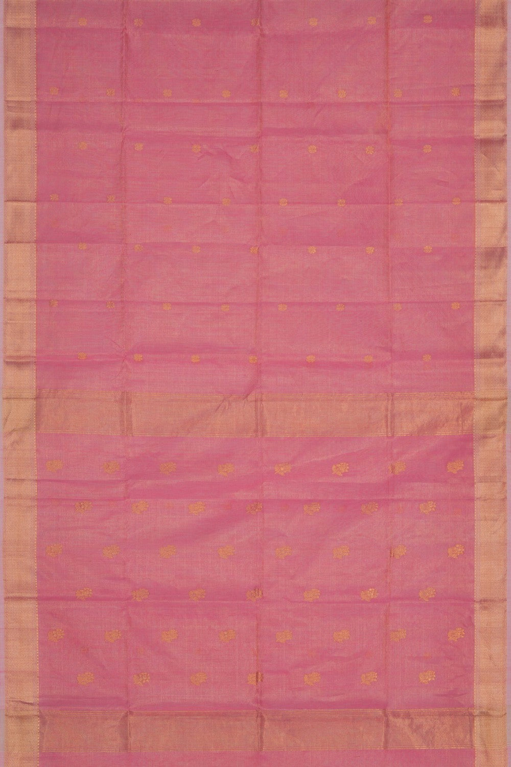 Image of Pink Maheshwari Tissue Saree