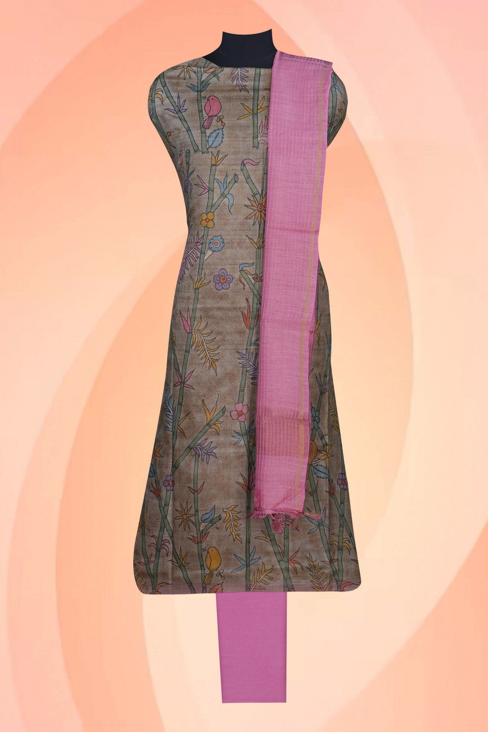 Image of Unstitched Suit Set Fabric (3 Pcs Set)