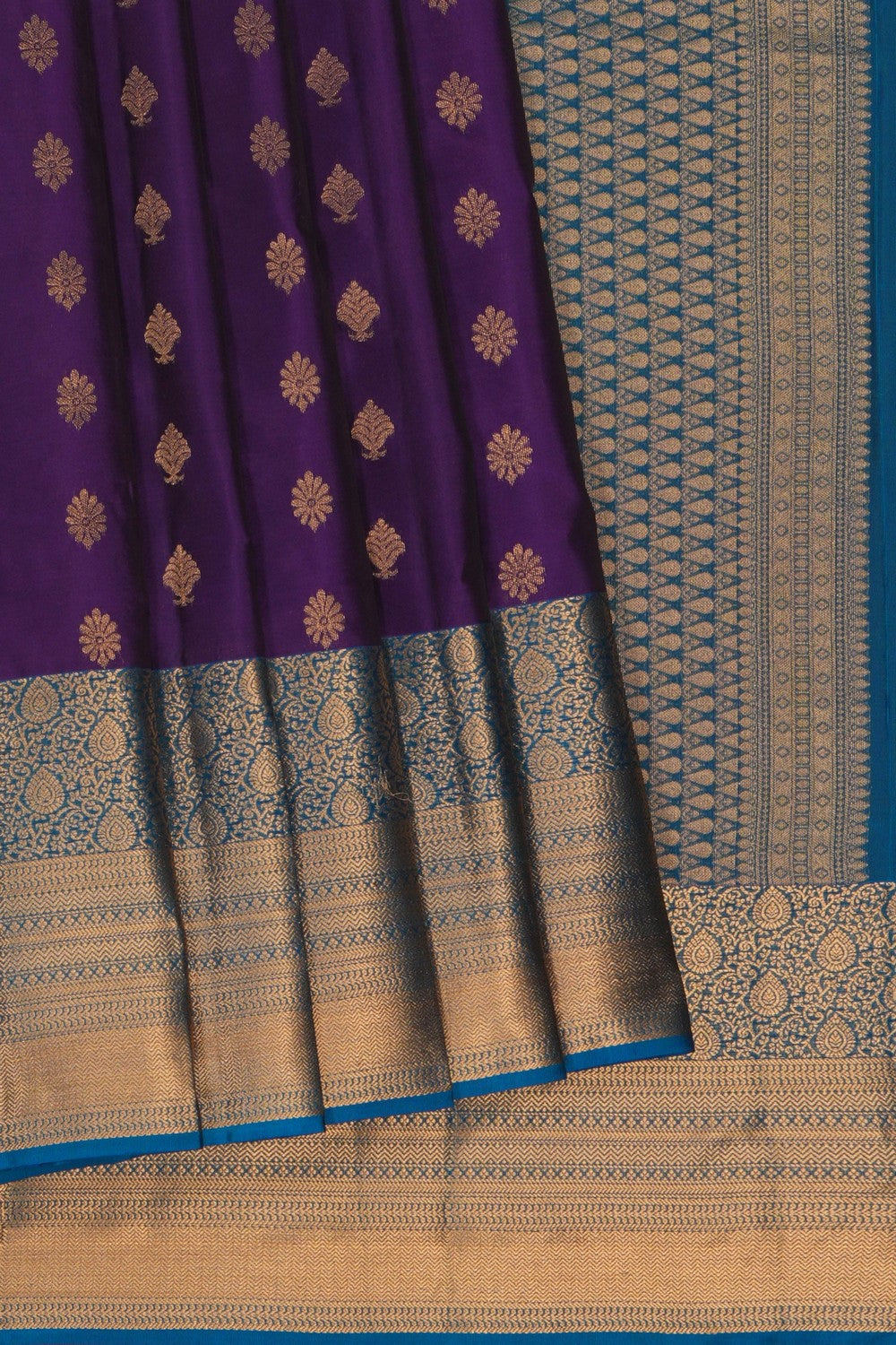 Image of Purple South Silk Saree