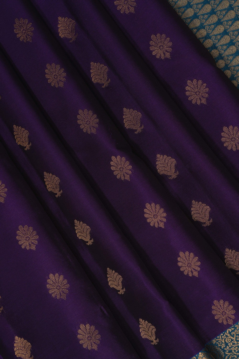 Image of Purple South Silk Saree