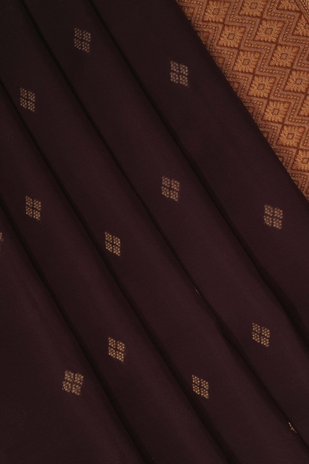 Image of Brown South Silk Saree